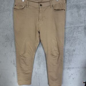 Banana Republic Pants Men's 36x29 Beige‎ Skinny Fit Traveler Chino Straight Leg